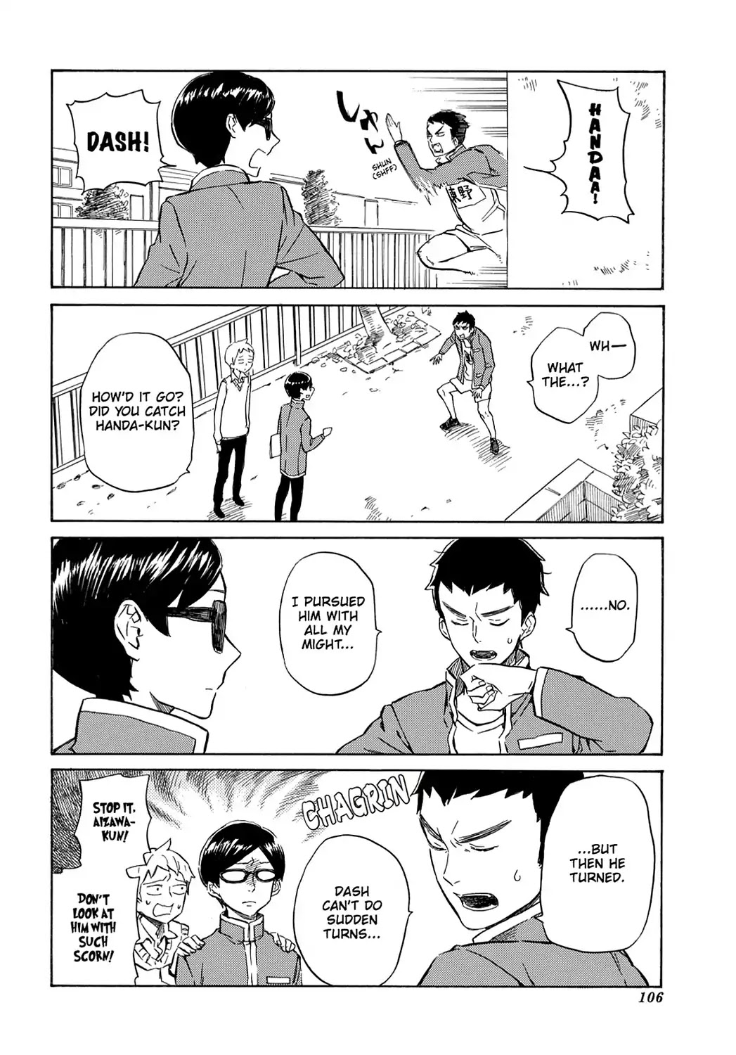 Handa-kun Chapter 19 page 18 - Chapter 19: Handa-kun & the Stalker