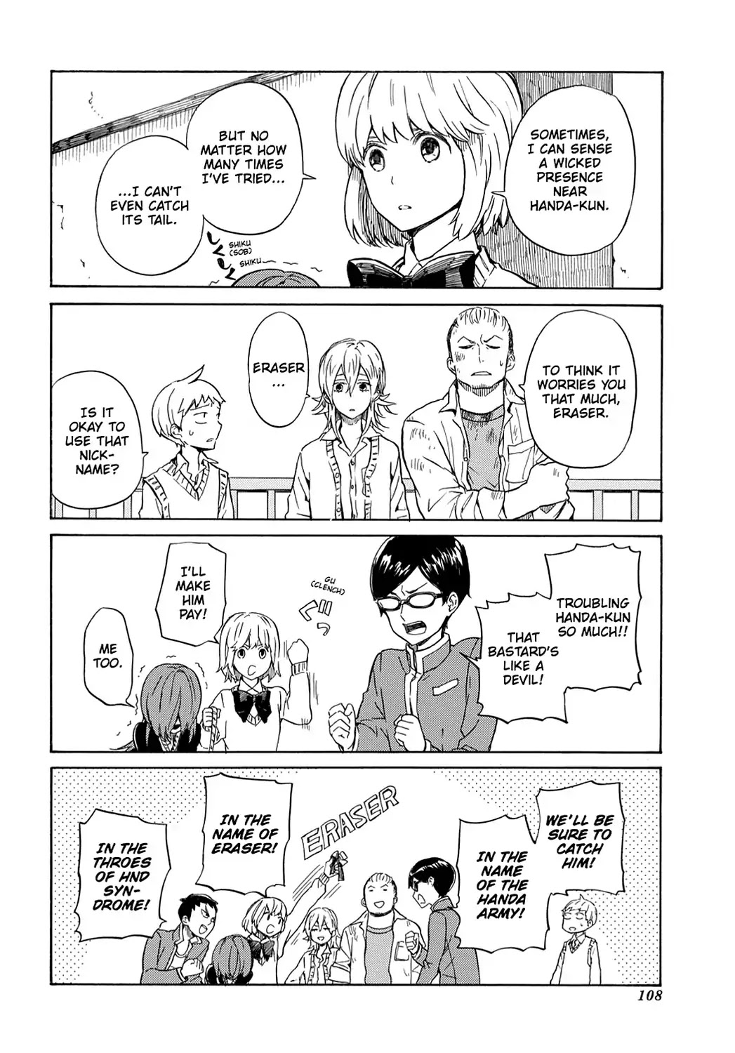 Handa-kun Chapter 19 page 20 - Chapter 19: Handa-kun & the Stalker