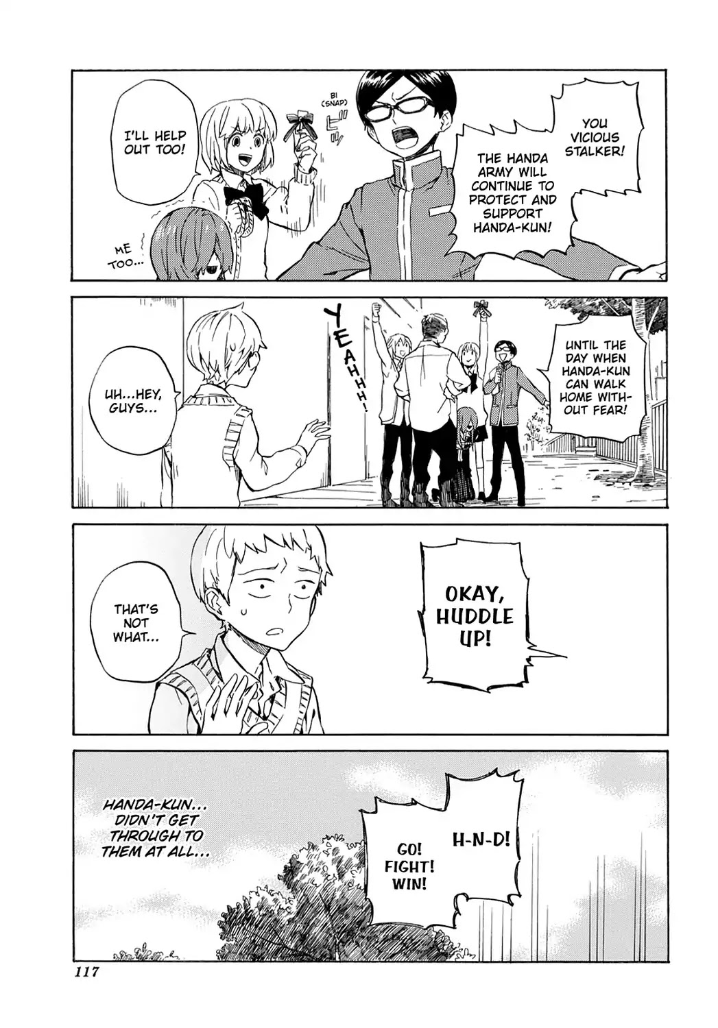 Handa-kun Chapter 19 page 29 - Chapter 19: Handa-kun & the Stalker
