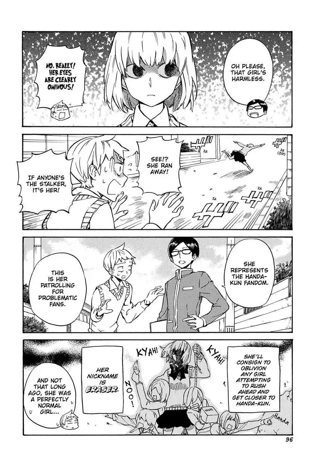 Handa-kun Chapter 19 page 8 - Chapter 19: Handa-kun & the Stalker