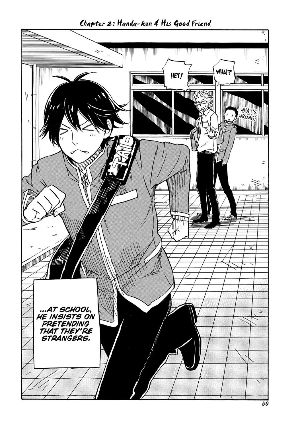 Handa-kun Chapter 2 page 2 - Chapter 2: Handa-kun & His Good Friend