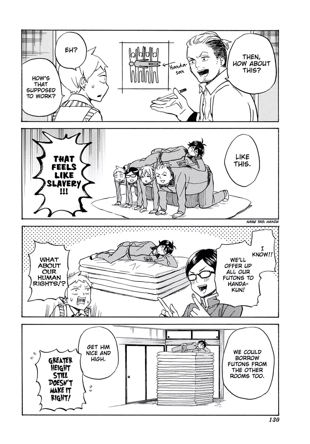 Handa-kun Chapter 20 page 10 - Chapter 20: Handa-kun & The Group