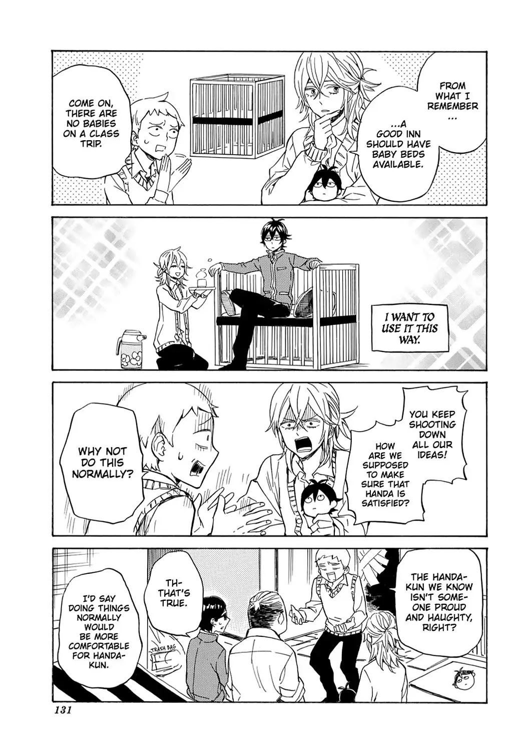 Handa-kun Chapter 20 page 11 - Chapter 20: Handa-kun & The Group