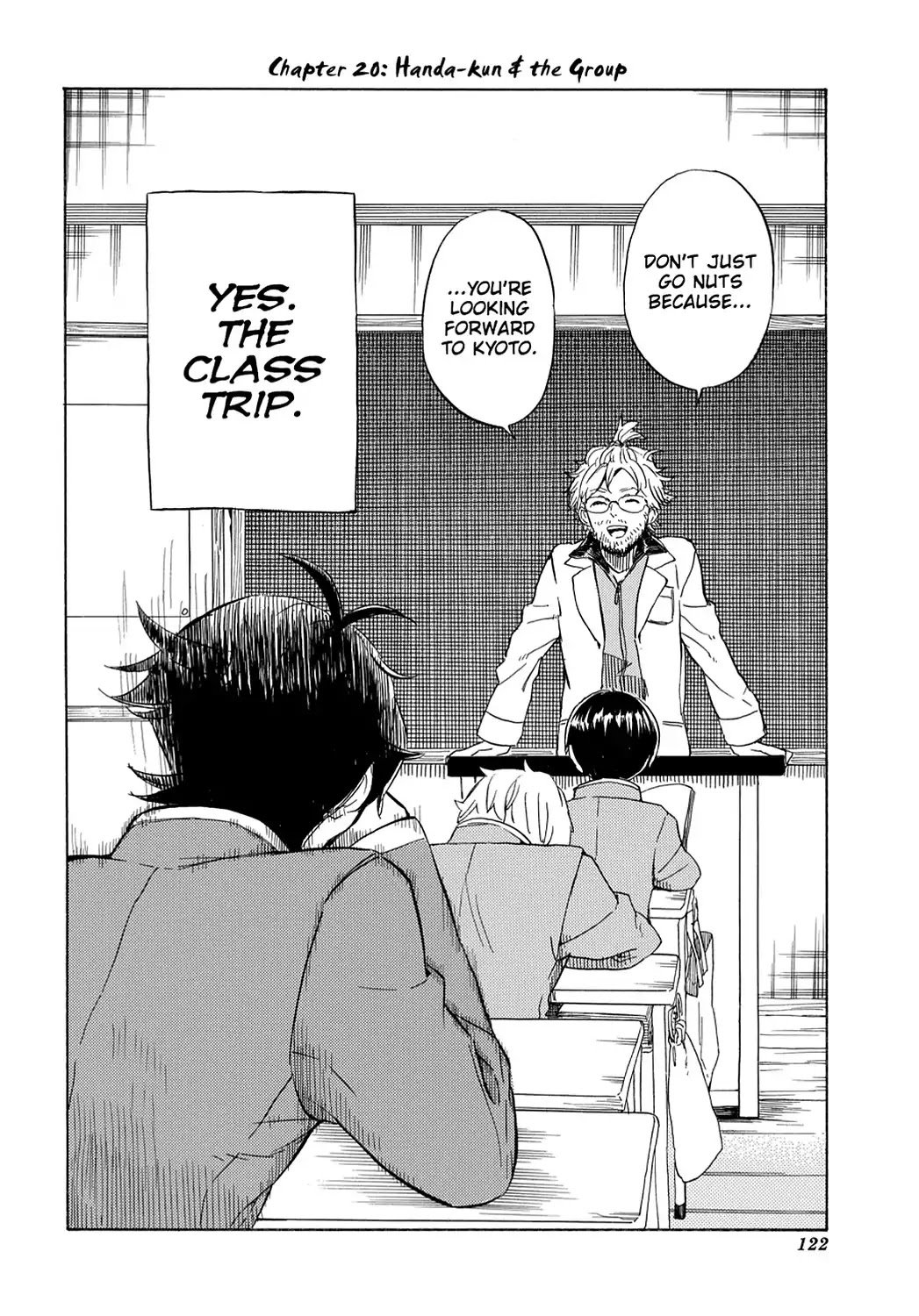 Handa-kun Chapter 20 page 2 - Chapter 20: Handa-kun & The Group
