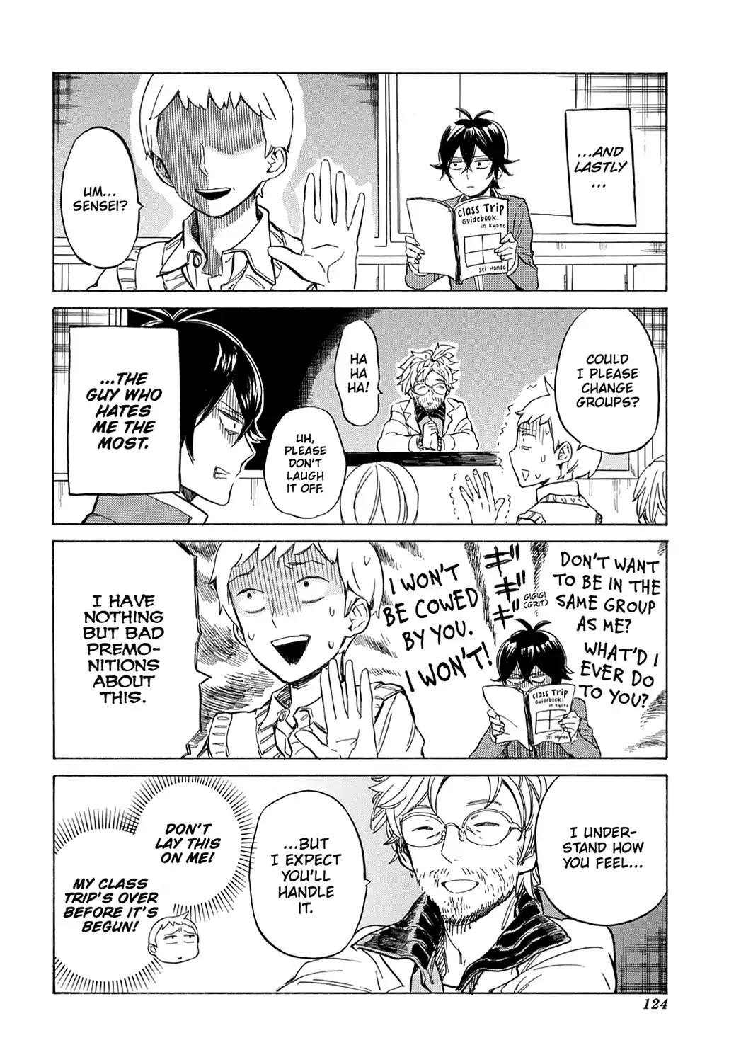 Handa-kun Chapter 20 page 4 - Chapter 20: Handa-kun & The Group