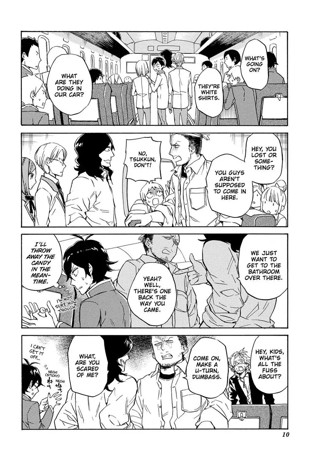 Handa-kun Chapter 21 page 12 - Chapter 21: Handa-kun & the Class Trip, Day 1
