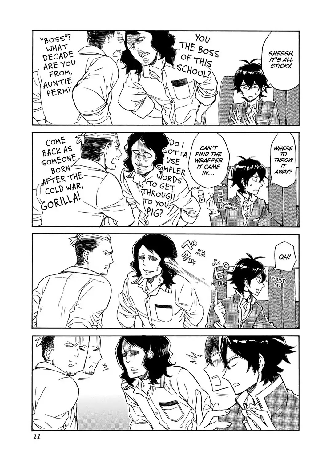 Handa-kun Chapter 21 page 13 - Chapter 21: Handa-kun & the Class Trip, Day 1