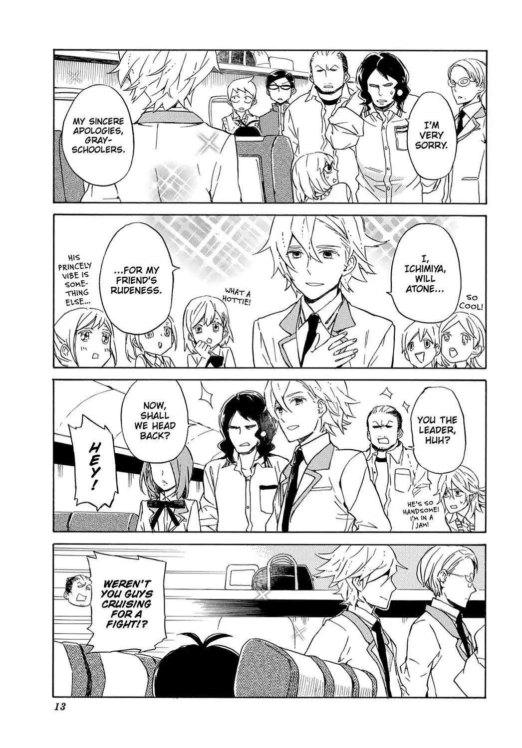 Handa-kun Chapter 21 page 15 - Chapter 21: Handa-kun & the Class Trip, Day 1