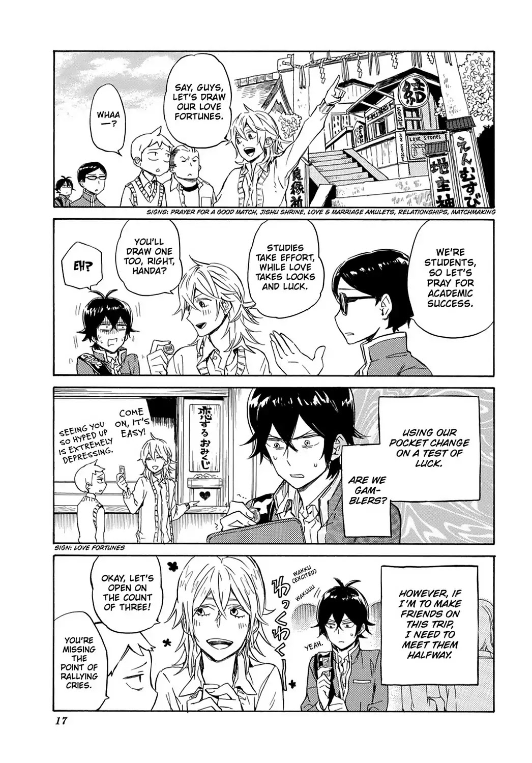 Handa-kun Chapter 21 page 19 - Chapter 21: Handa-kun & the Class Trip, Day 1