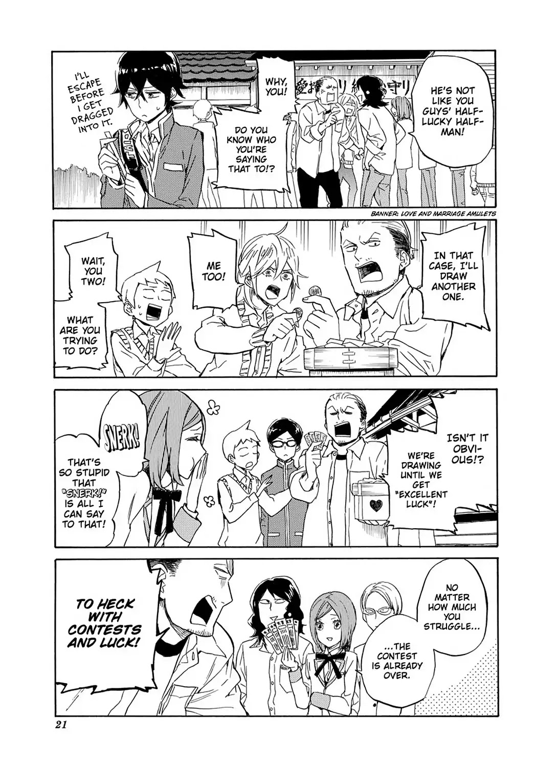 Handa-kun Chapter 21 page 23 - Chapter 21: Handa-kun & the Class Trip, Day 1
