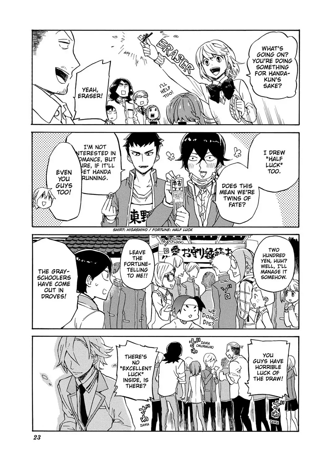 Handa-kun Chapter 21 page 25 - Chapter 21: Handa-kun & the Class Trip, Day 1
