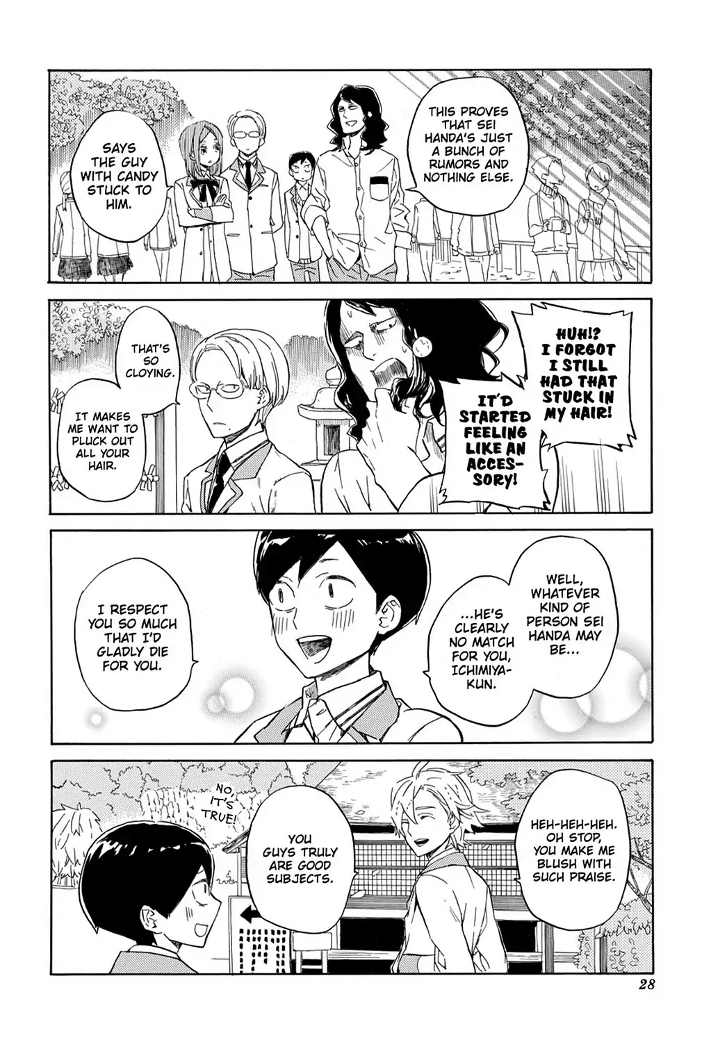 Handa-kun Chapter 21 page 30 - Chapter 21: Handa-kun & the Class Trip, Day 1