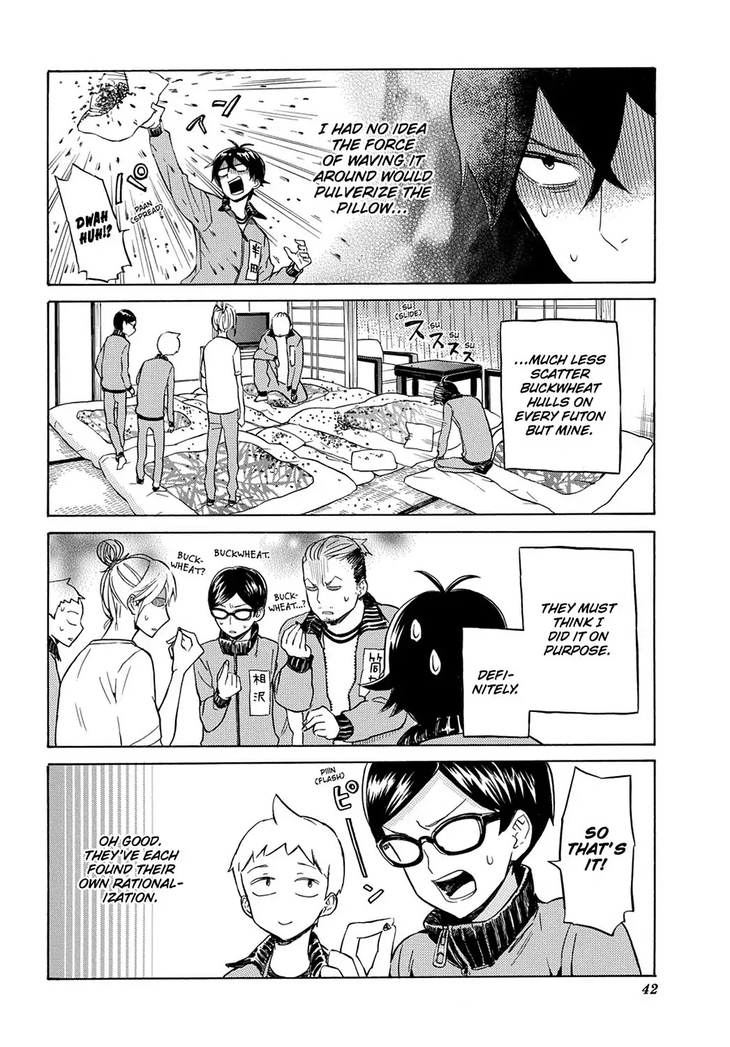 Handa-kun Chapter 22 page 12 - Chapter 22: Handa-kun & the Class Trip, Night 1