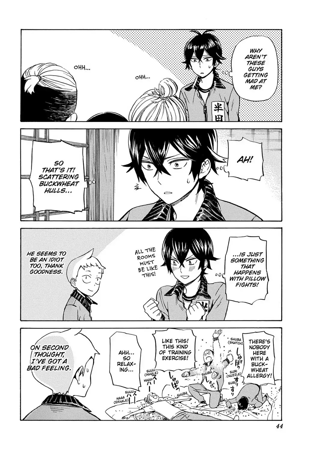 Handa-kun Chapter 22 page 14 - Chapter 22: Handa-kun & the Class Trip, Night 1