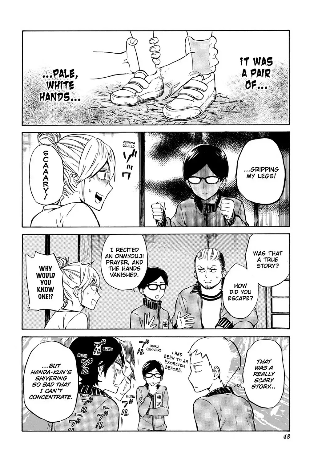 Handa-kun Chapter 22 page 18 - Chapter 22: Handa-kun & the Class Trip, Night 1