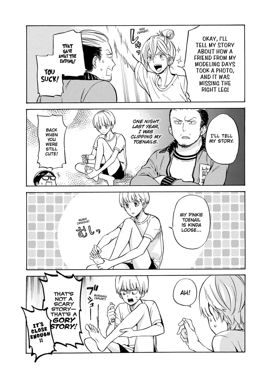 Handa-kun Chapter 22 page 19 - Chapter 22: Handa-kun & the Class Trip, Night 1