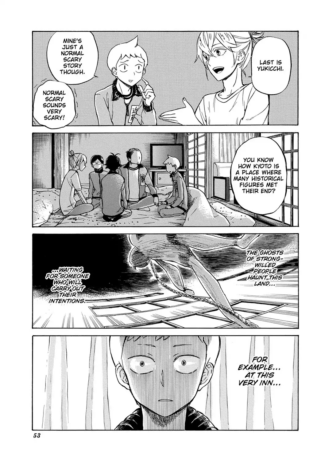 Handa-kun Chapter 22 page 23 - Chapter 22: Handa-kun & the Class Trip, Night 1