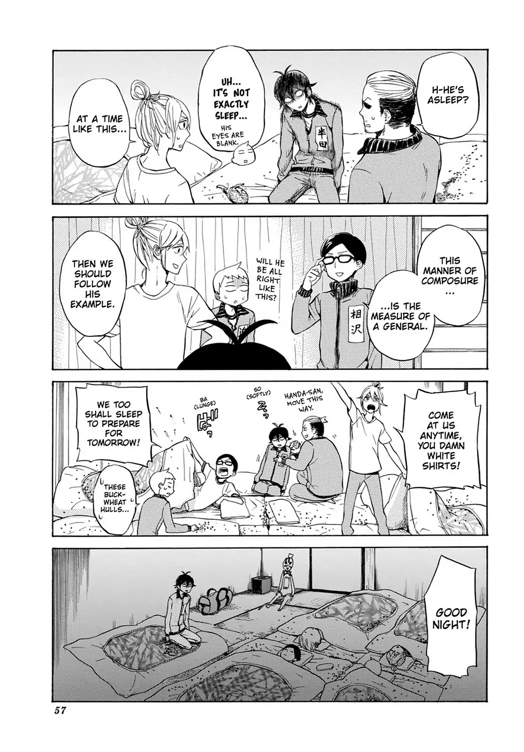 Handa-kun Chapter 22 page 27 - Chapter 22: Handa-kun & the Class Trip, Night 1