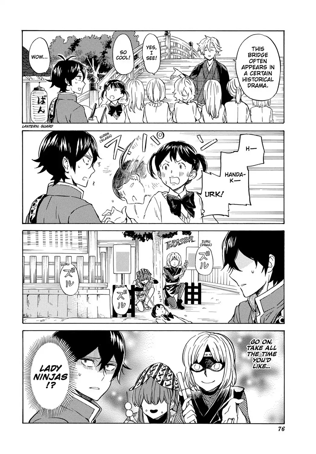 Handa-kun Chapter 23 page 16 - Chapter 23: Handa-kun & the Class Trip, Day 2