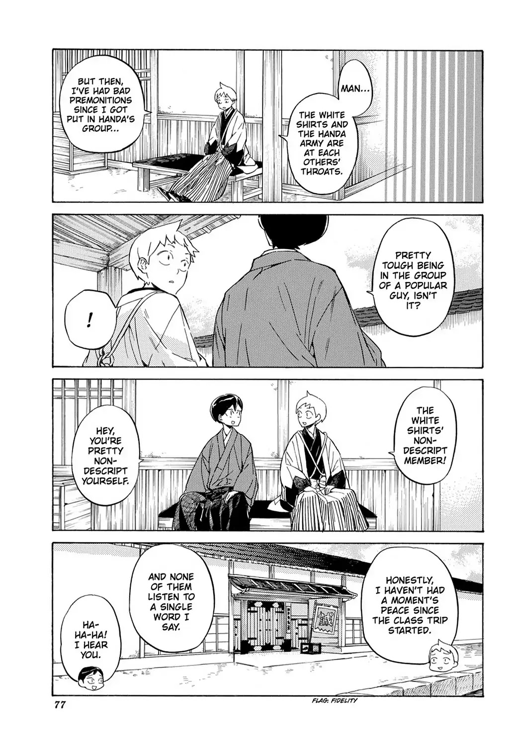 Handa-kun Chapter 23 page 17 - Chapter 23: Handa-kun & the Class Trip, Day 2