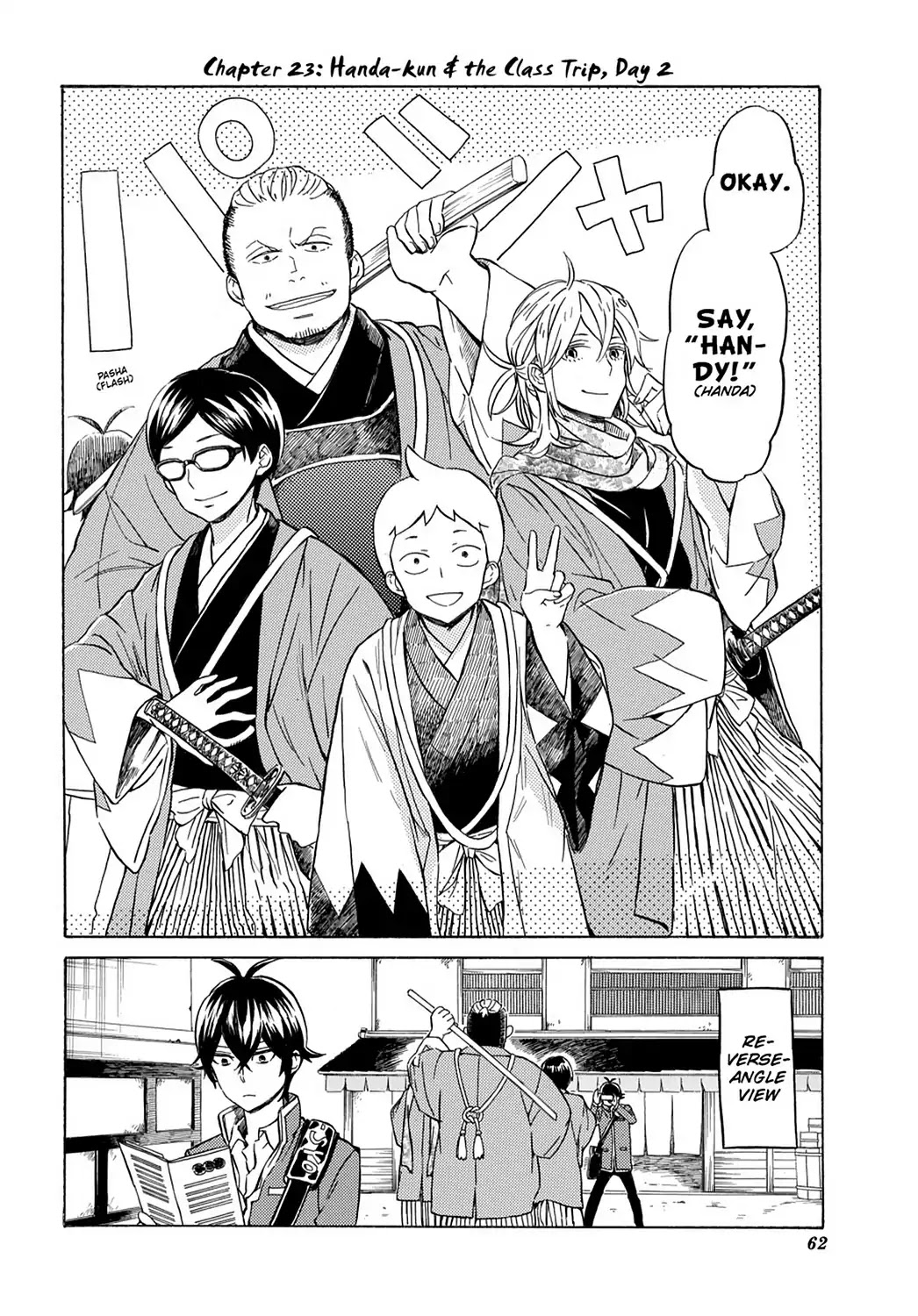 Handa-kun Chapter 23 page 2 - Chapter 23: Handa-kun & the Class Trip, Day 2