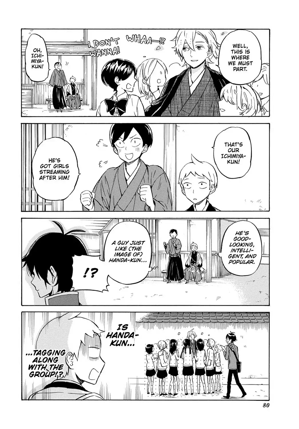 Handa-kun Chapter 23 page 20 - Chapter 23: Handa-kun & the Class Trip, Day 2