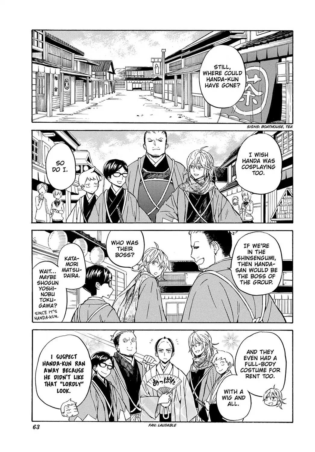 Handa-kun Chapter 23 page 3 - Chapter 23: Handa-kun & the Class Trip, Day 2