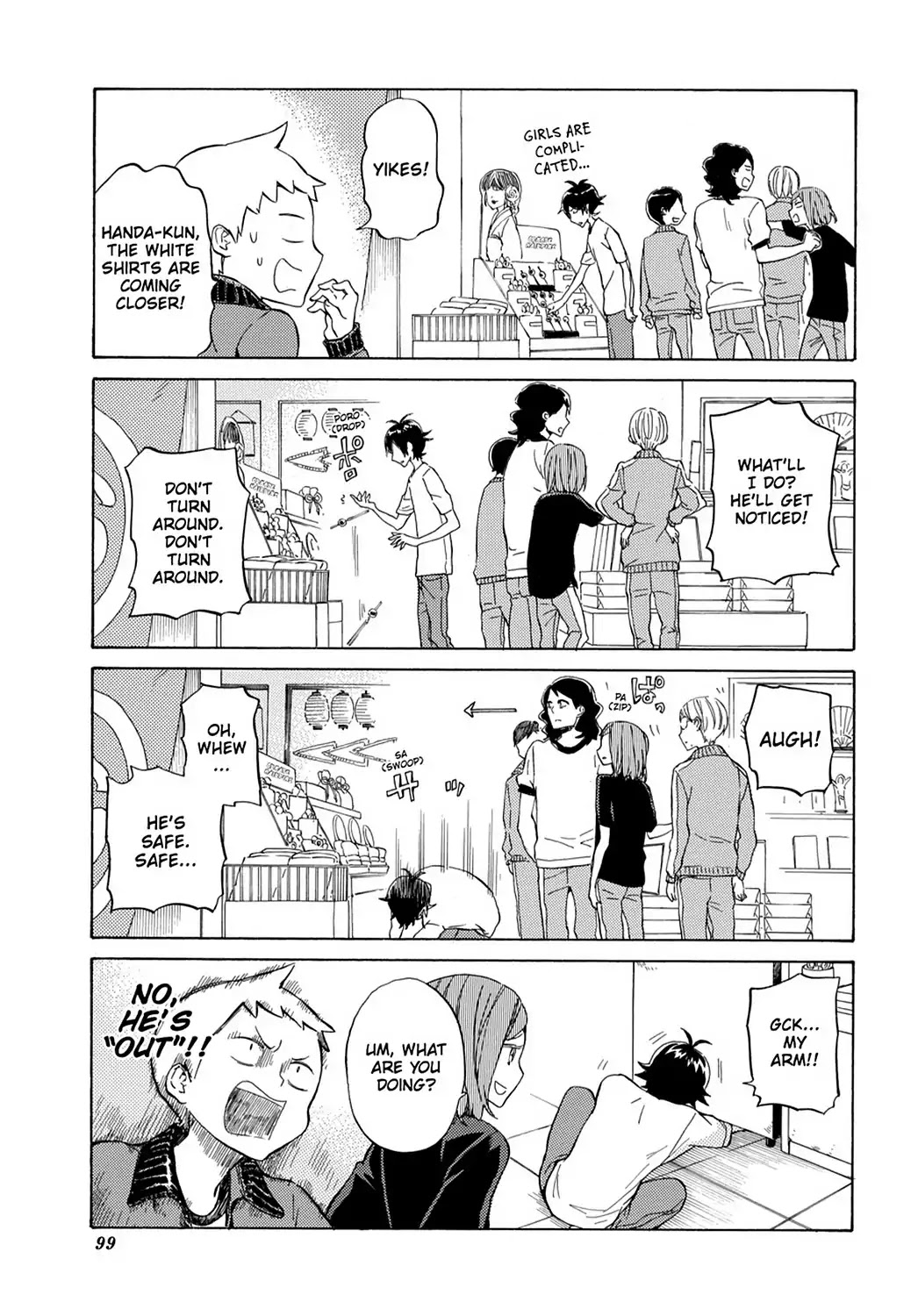 Handa-kun Chapter 24 page 11 - Chapter 24: Handa-kun & the Class Trip, Night 2