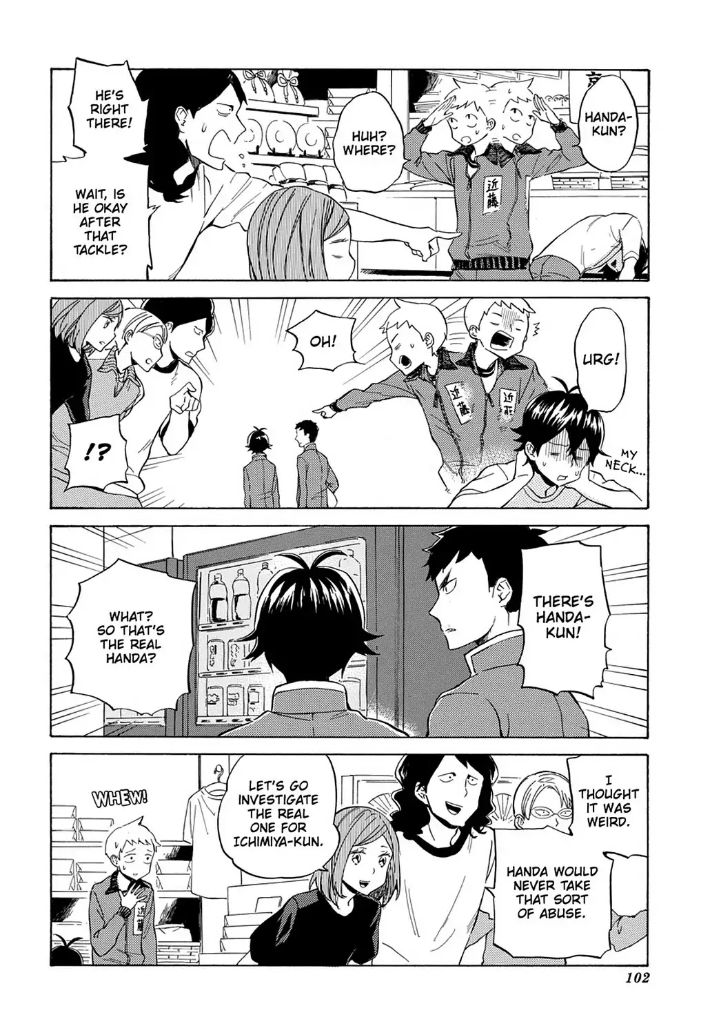 Handa-kun Chapter 24 page 14 - Chapter 24: Handa-kun & the Class Trip, Night 2