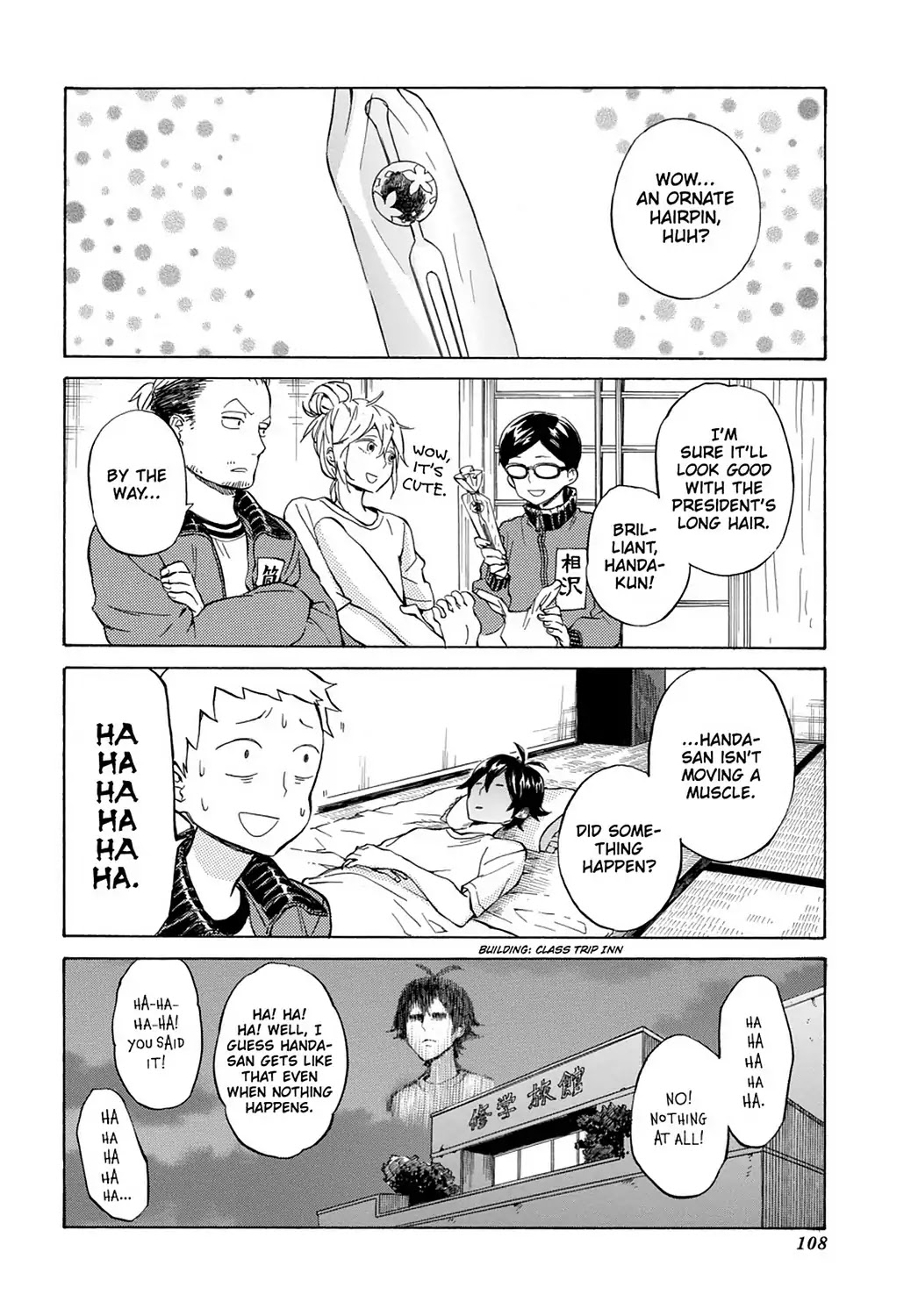 Handa-kun Chapter 24 page 20 - Chapter 24: Handa-kun & the Class Trip, Night 2
