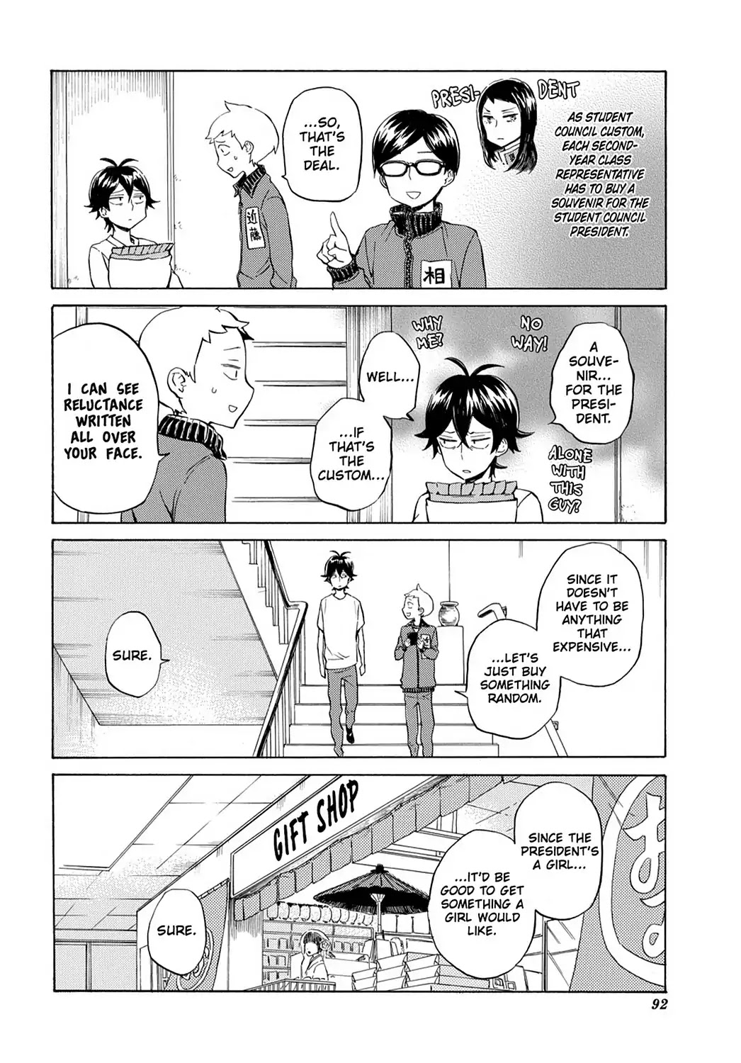 Handa-kun Chapter 24 page 4 - Chapter 24: Handa-kun & the Class Trip, Night 2