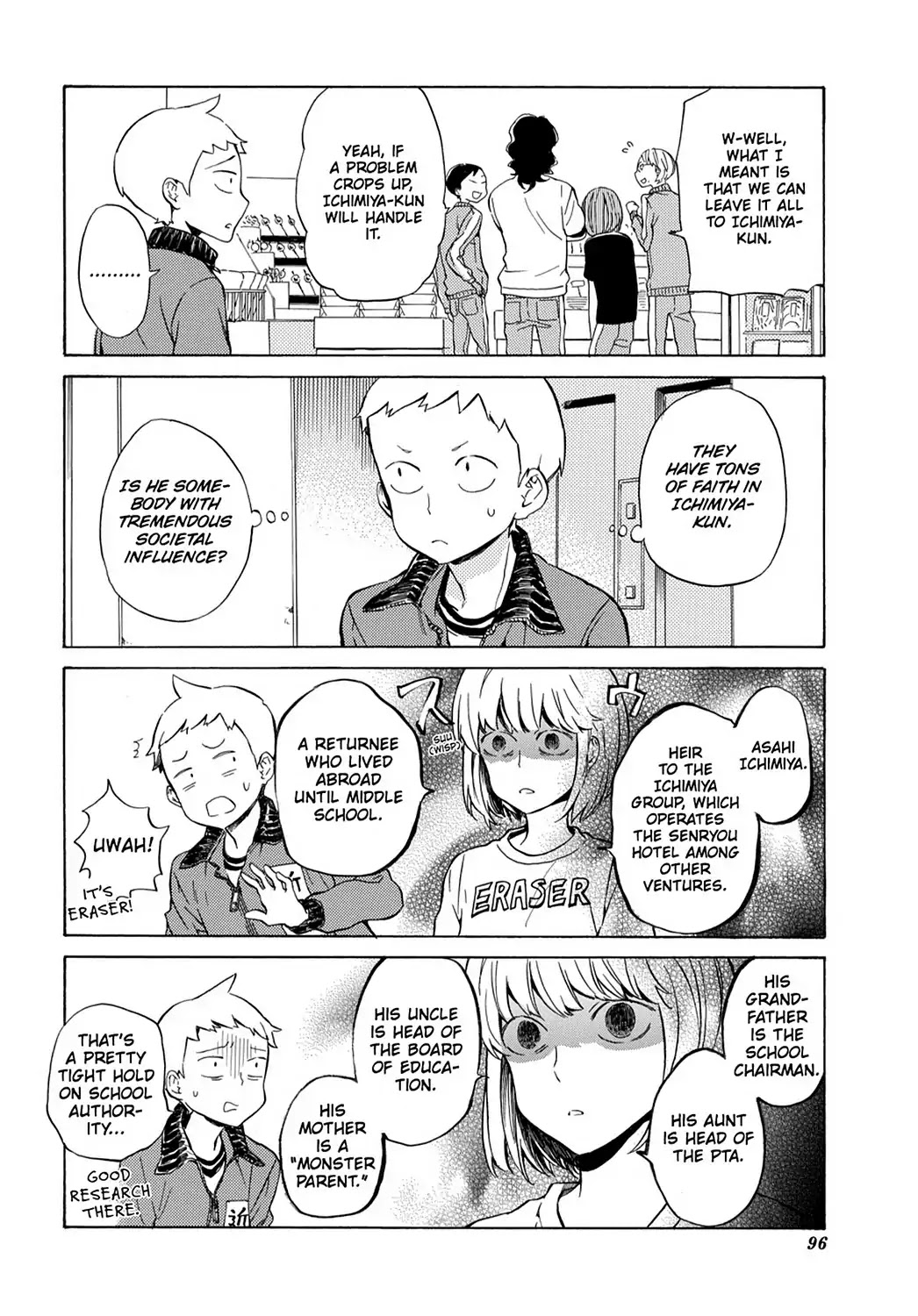 Handa-kun Chapter 24 page 8 - Chapter 24: Handa-kun & the Class Trip, Night 2