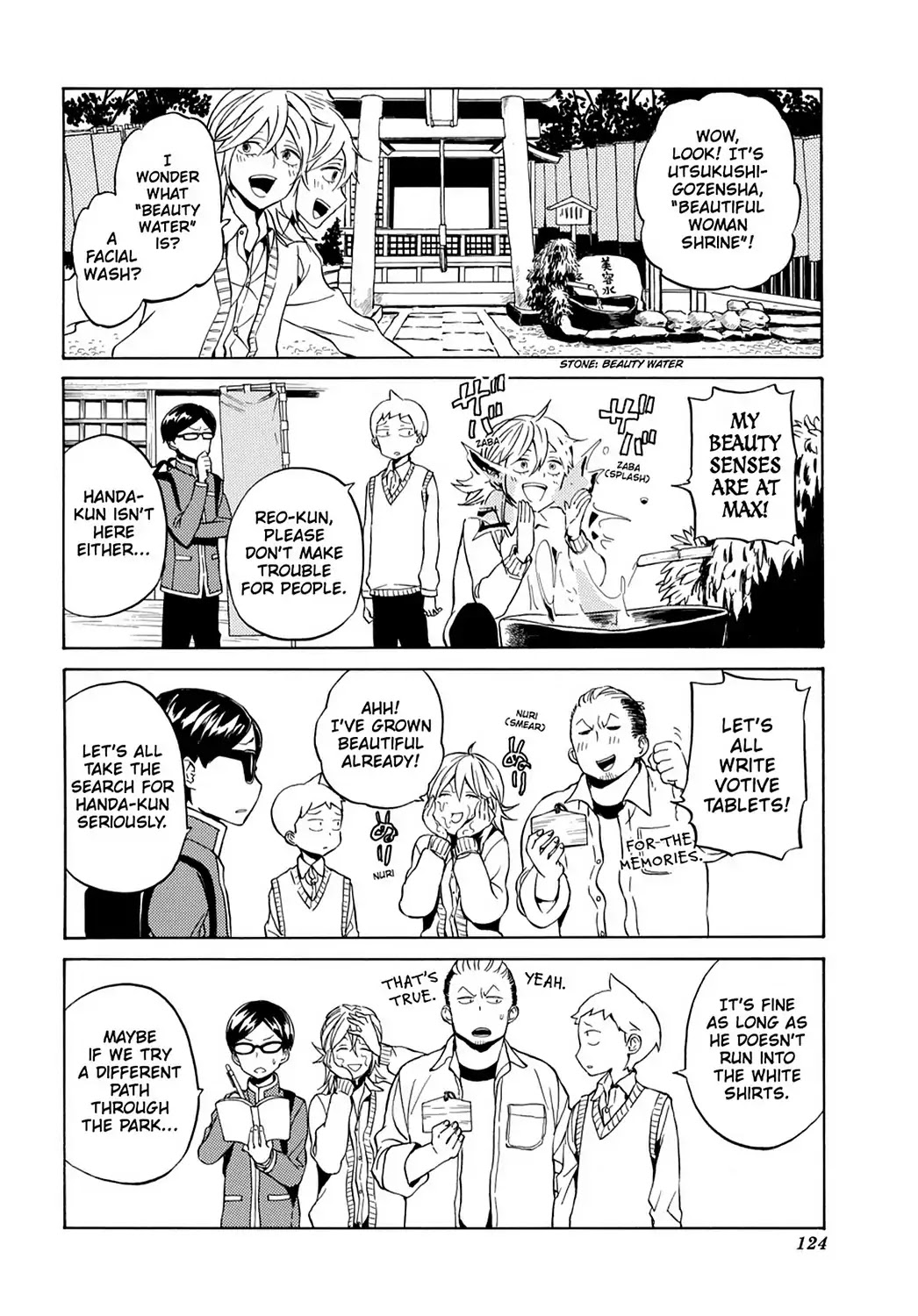 Handa-kun Chapter 25 page 14 - Chapter 25: Handa-kun & The Class Trip, Final Day