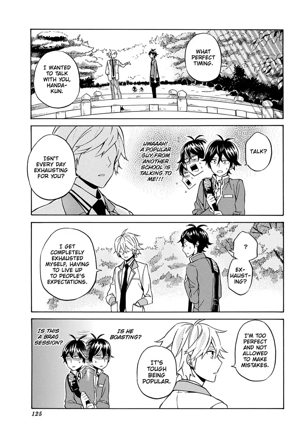 Handa-kun Chapter 25 page 15 - Chapter 25: Handa-kun & The Class Trip, Final Day
