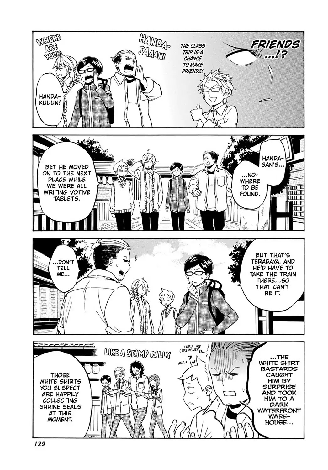Handa-kun Chapter 25 page 19 - Chapter 25: Handa-kun & The Class Trip, Final Day