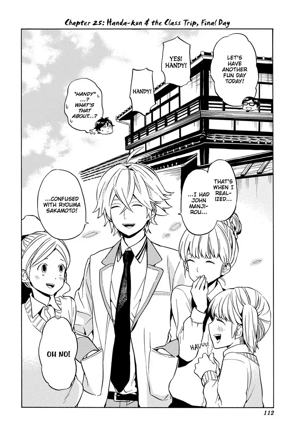 Handa-kun Chapter 25 page 2 - Chapter 25: Handa-kun & The Class Trip, Final Day