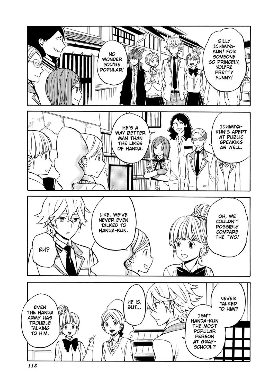Handa-kun Chapter 25 page 3 - Chapter 25: Handa-kun & The Class Trip, Final Day