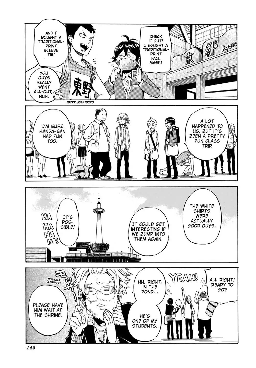 Handa-kun Chapter 25 page 35 - Chapter 25: Handa-kun & The Class Trip, Final Day