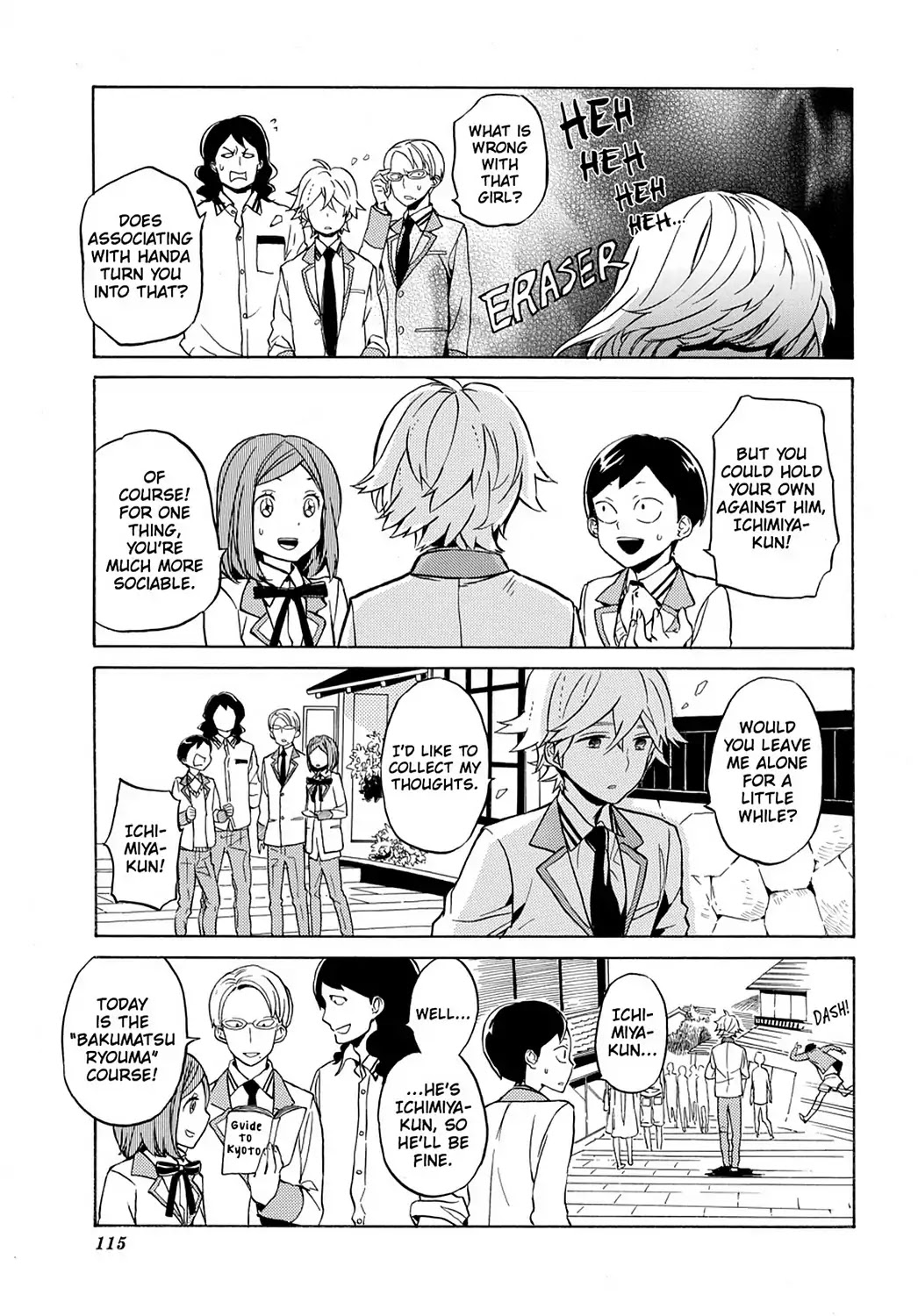 Handa-kun Chapter 25 page 5 - Chapter 25: Handa-kun & The Class Trip, Final Day