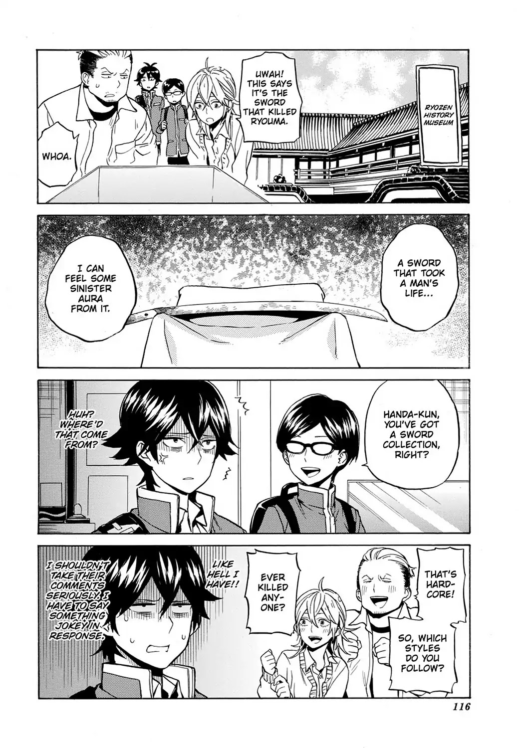 Handa-kun Chapter 25 page 6 - Chapter 25: Handa-kun & The Class Trip, Final Day