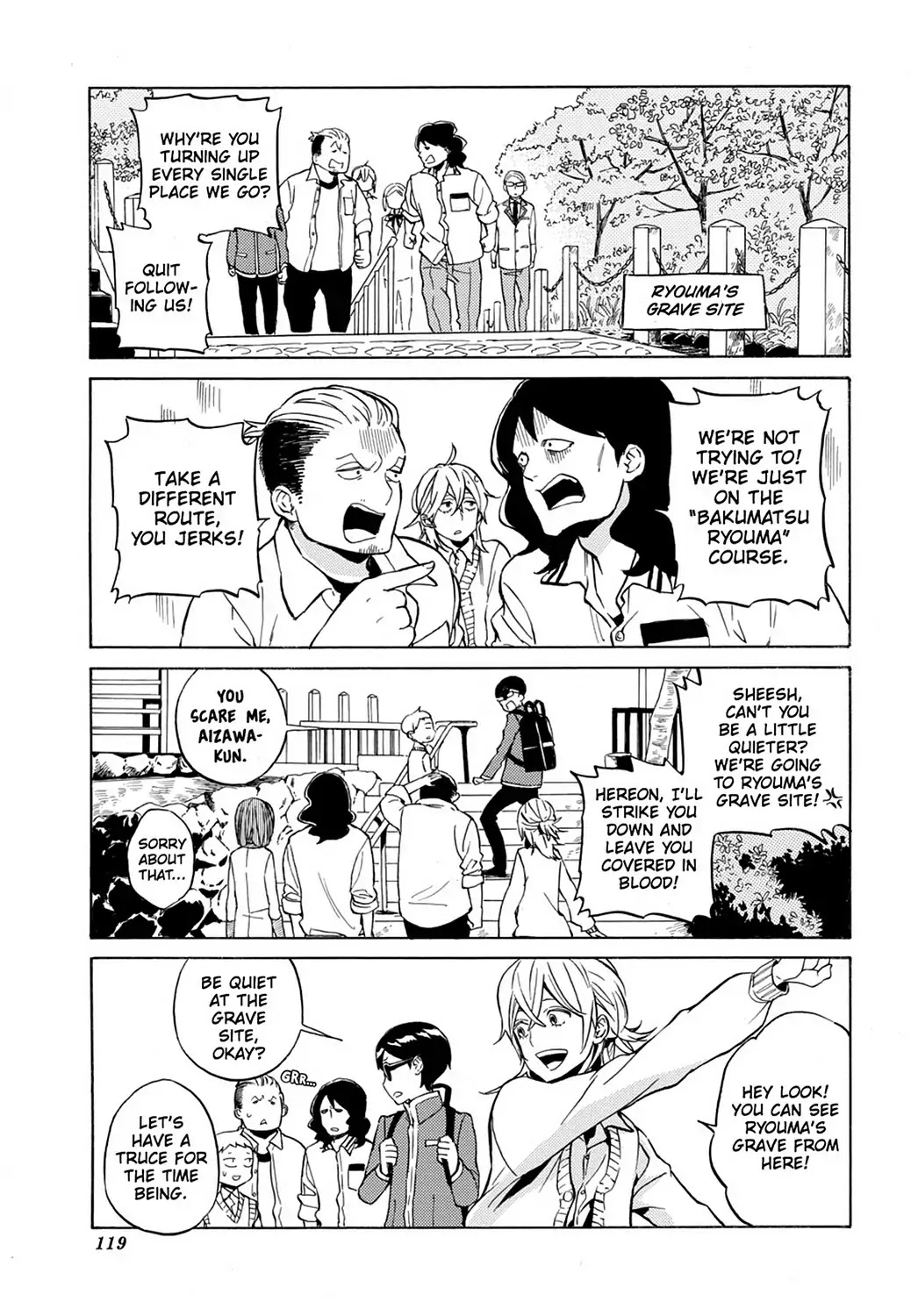 Handa-kun Chapter 25 page 9 - Chapter 25: Handa-kun & The Class Trip, Final Day