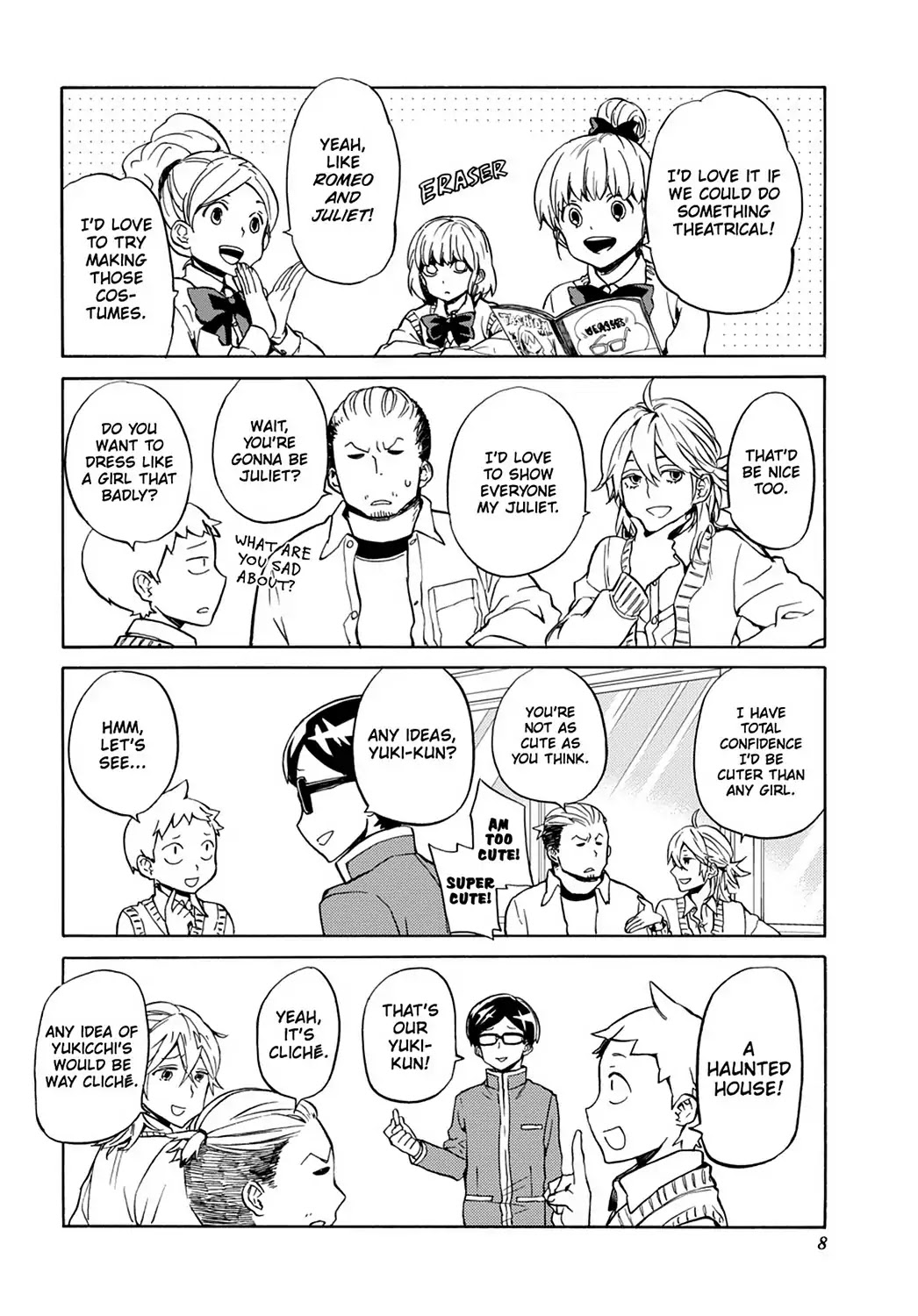 Handa-kun Chapter 26 page 10 - Chapter 26: Handa-kun & the Culture Festival Preparation 1