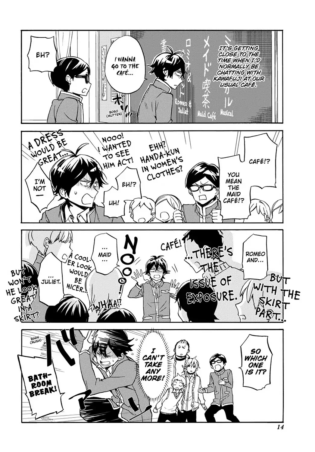 Handa-kun Chapter 26 page 16 - Chapter 26: Handa-kun & the Culture Festival Preparation 1