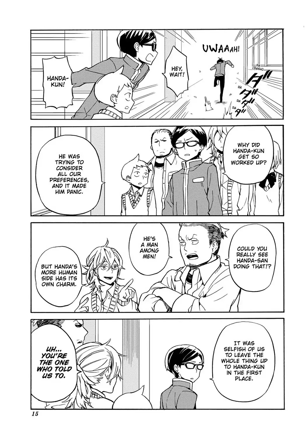 Handa-kun Chapter 26 page 17 - Chapter 26: Handa-kun & the Culture Festival Preparation 1