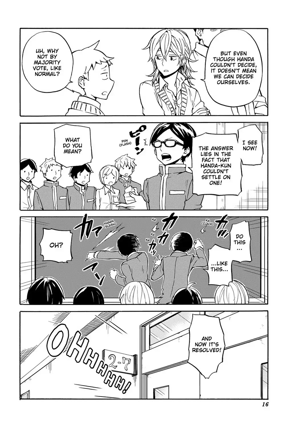 Handa-kun Chapter 26 page 18 - Chapter 26: Handa-kun & the Culture Festival Preparation 1