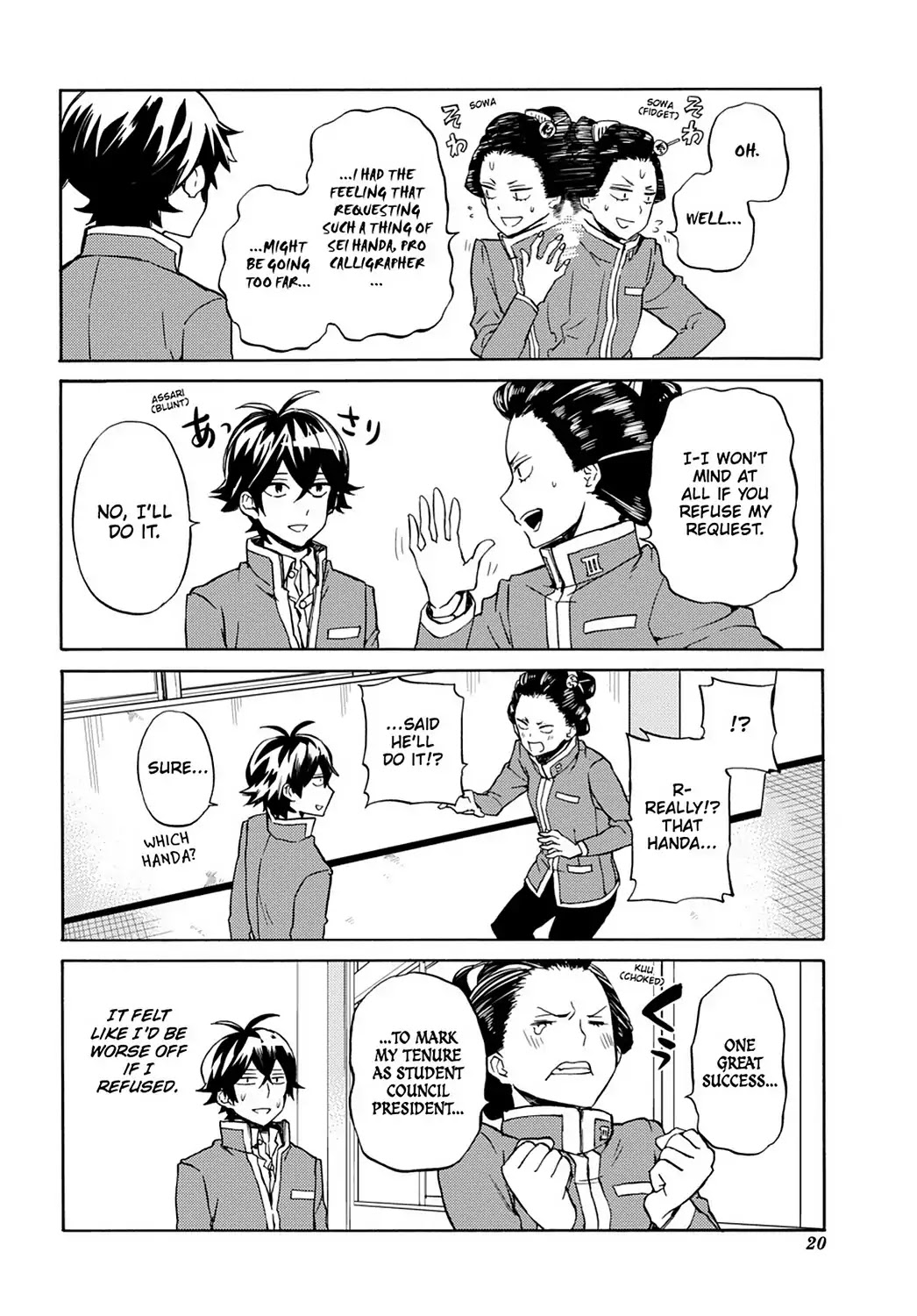 Handa-kun Chapter 26 page 22 - Chapter 26: Handa-kun & the Culture Festival Preparation 1