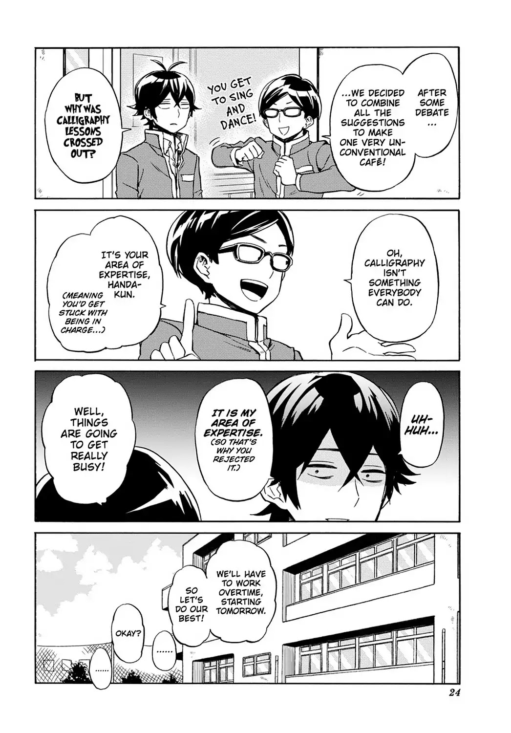 Handa-kun Chapter 26 page 26 - Chapter 26: Handa-kun & the Culture Festival Preparation 1