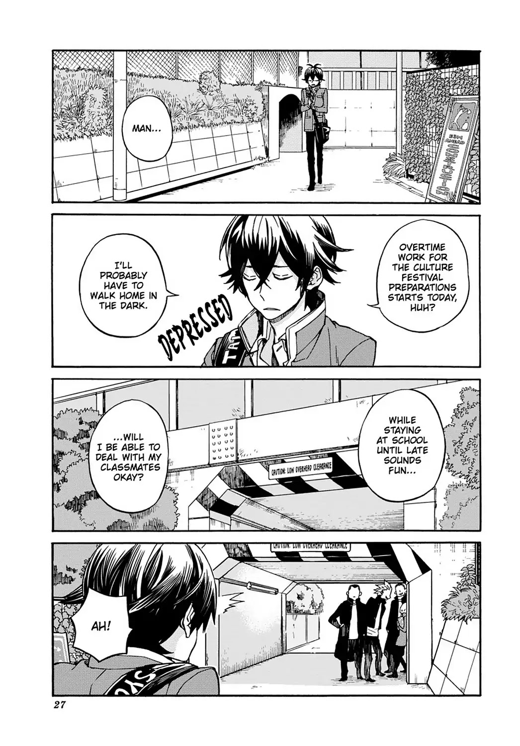 Handa-kun Chapter 27 page 1 - Chapter 27: Handa-kun & the Culture Festival Preparation 2