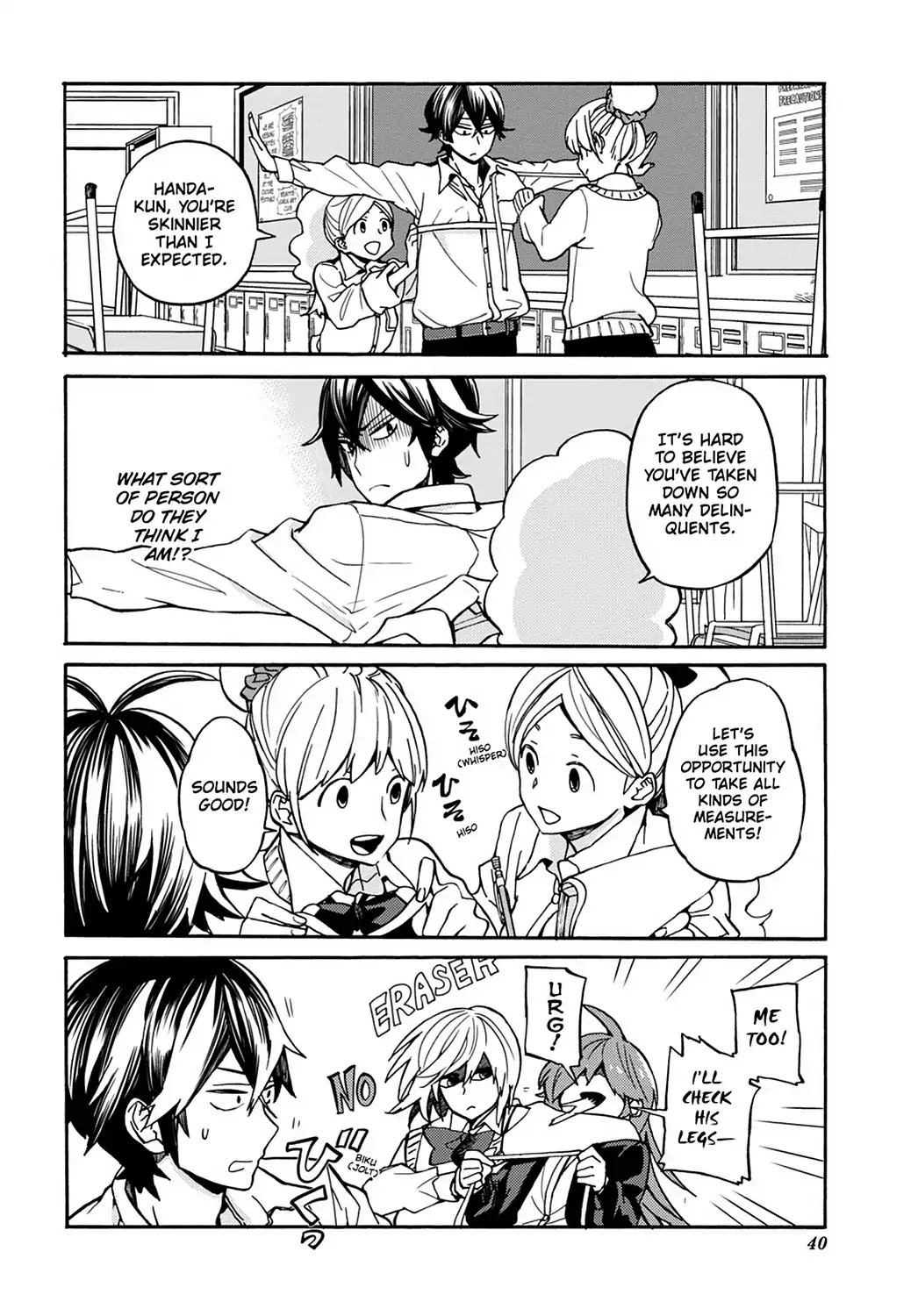 Handa-kun Chapter 27 page 14 - Chapter 27: Handa-kun & the Culture Festival Preparation 2