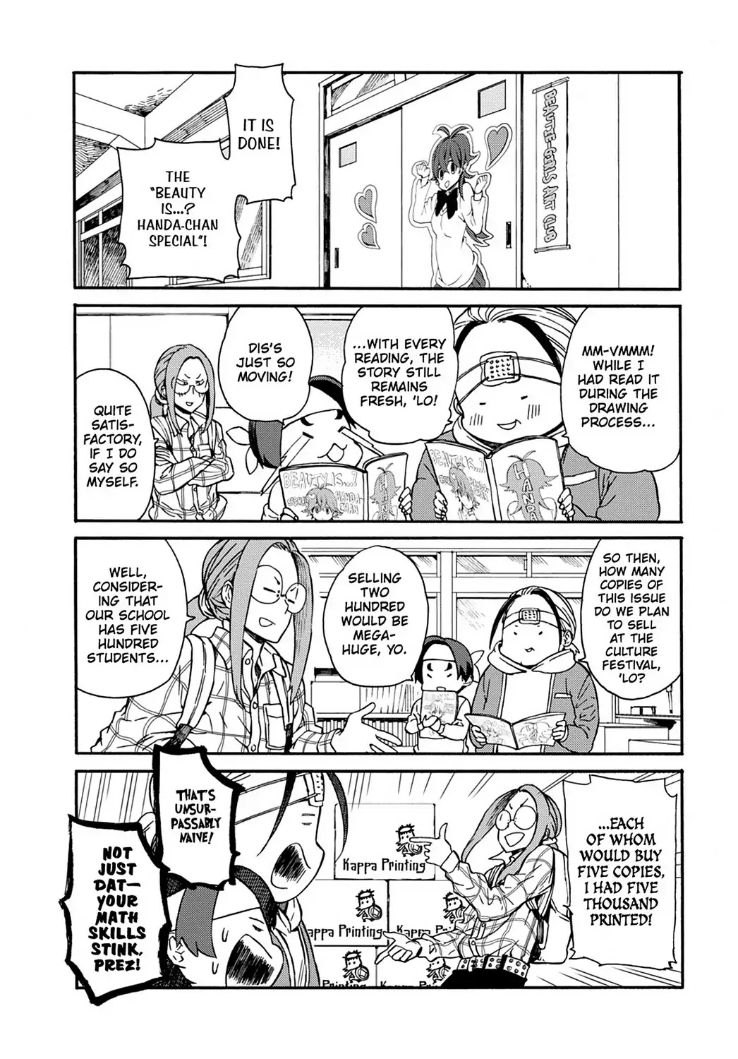 Handa-kun Chapter 28 page 3 - Chapter 28: Handa-kun & the Culture Festival Preparation 3